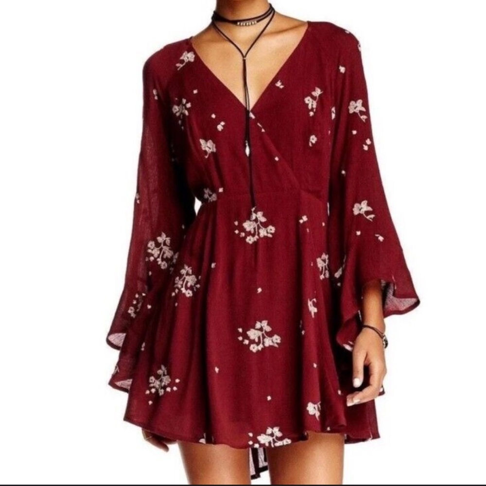 Free People Deep V Dress